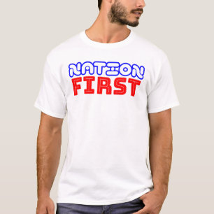 Nation First Men's Basic T - Shirt