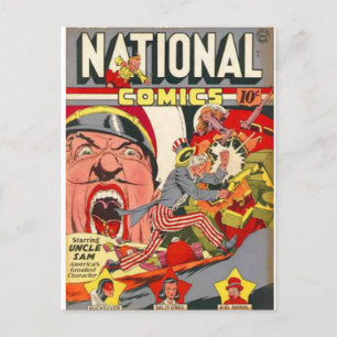 national - 1 postkarte