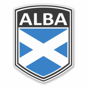 national - Alba Aufkleber