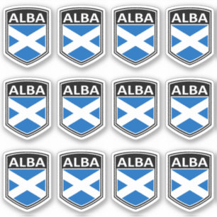 national - Alba Aufkleber