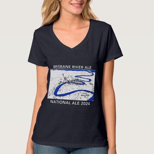 National Ale 2024 Women's V-neck T - Shirt (Vorderseite)