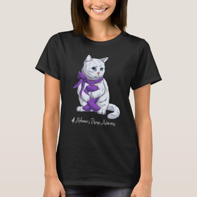 National Alzheimer's Disease Awareness Month Purpl T-Shirt (Vorderseite)