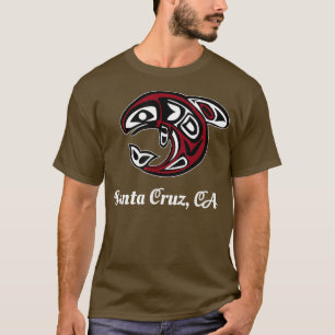 National American Cruz Santa CA Tribal Orca Killer T-Shirt
