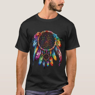 National American Heritage Month Feather Dreamcatc T-Shirt