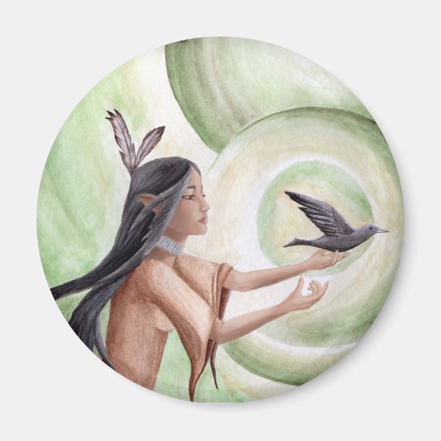 National American Magnet Amerikanische Ureinwohner (Vorne)