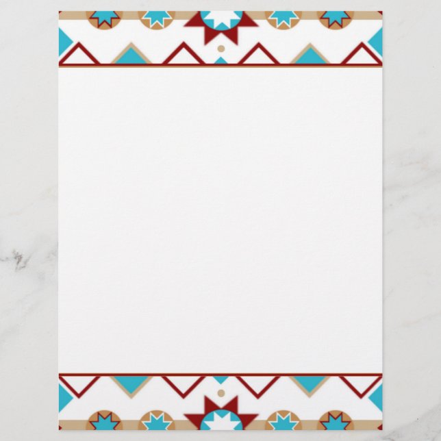 National American Pattern Letterhead (Vorderseite)