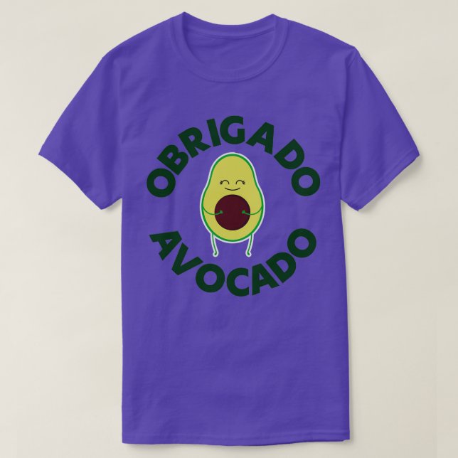 National Avocado Day Design Obrigado Avocado T-Shirt (Design vorne)