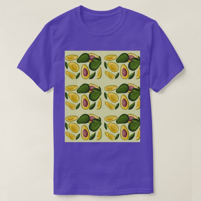 National Avocado Day Pattern T-Shirt (Design vorne)