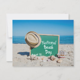 National Beach Day Postkarte