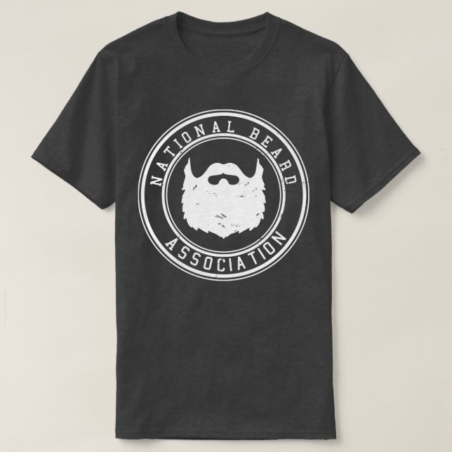 National Beard Association Funny Barber Geschenkid T-Shirt (Design vorne)
