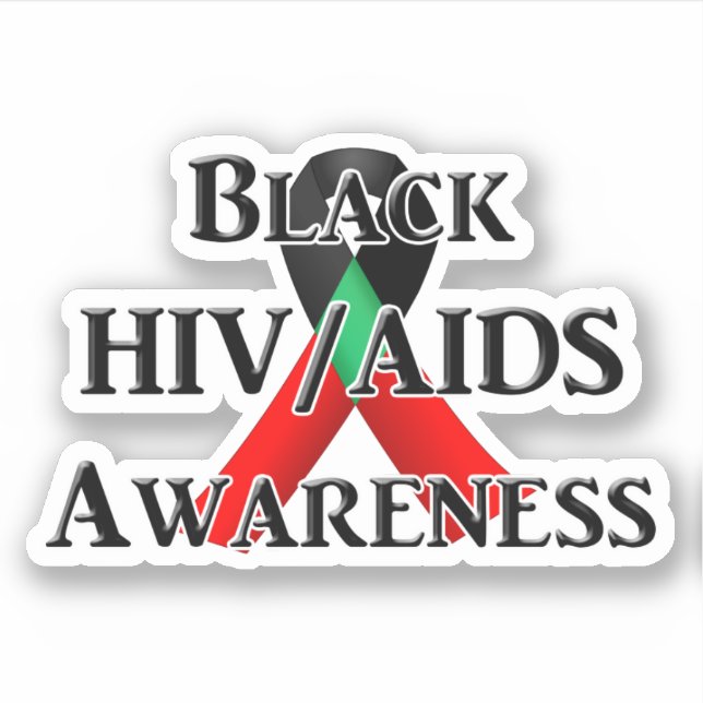 National Black HIV/AIDS Awareness Day Aufkleber (Vorderseite)