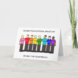 National Bruce Day May 14th Karte