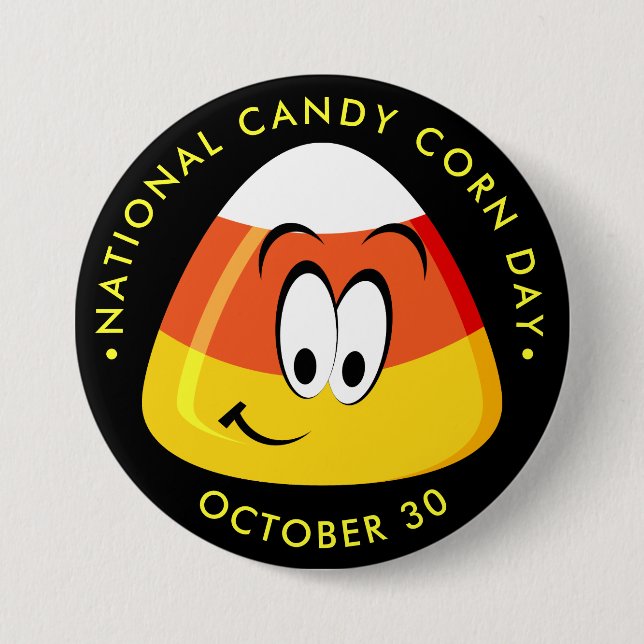 National Candy Corn Day, Kawaii-Süßspeise Button (Vorderseite)