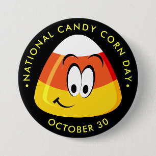 National Candy Corn Day, Kawaii-Süßspeise Button