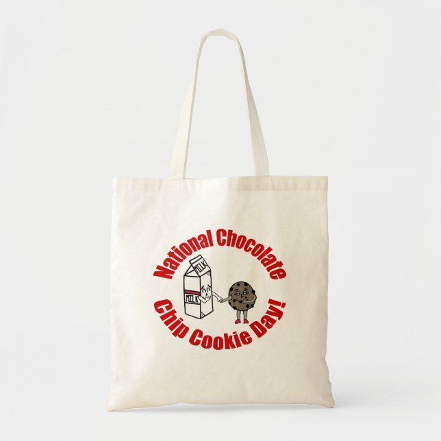 National Chocolate Chip Cookie Day! Tragetasche (Vorne)