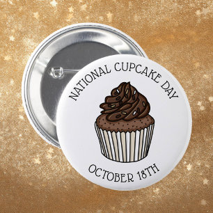 National Chocolate Cupcake Day   18. Oktober Button