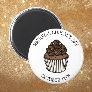 National Chocolate Cupcake Day   18. Oktober Magnet