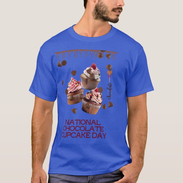 National Chocolate Cupcake T-Shirt (Vorderseite)