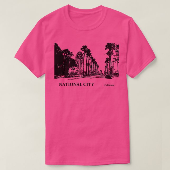 National City California TShirt 2 (Design vorne)
