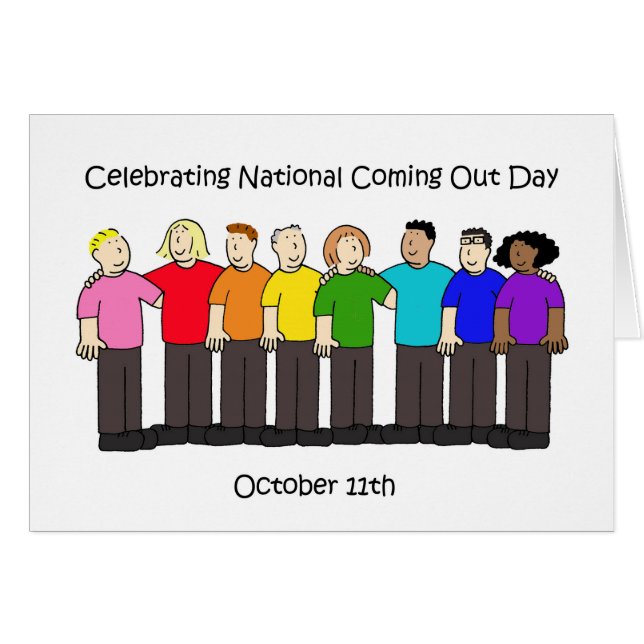 National Coming Out Day - 11. Oktober (Vorderseite (Horizontal))