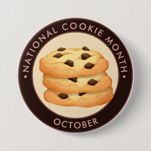 National Cookie Month, Schokoladenkekse Button