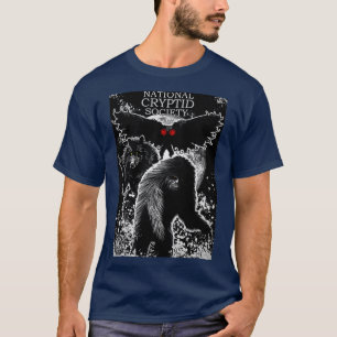 National Cryptid Society Bigfoot Dogman und Mothma T-Shirt
