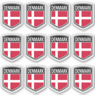 National - Dänemark Aufkleber