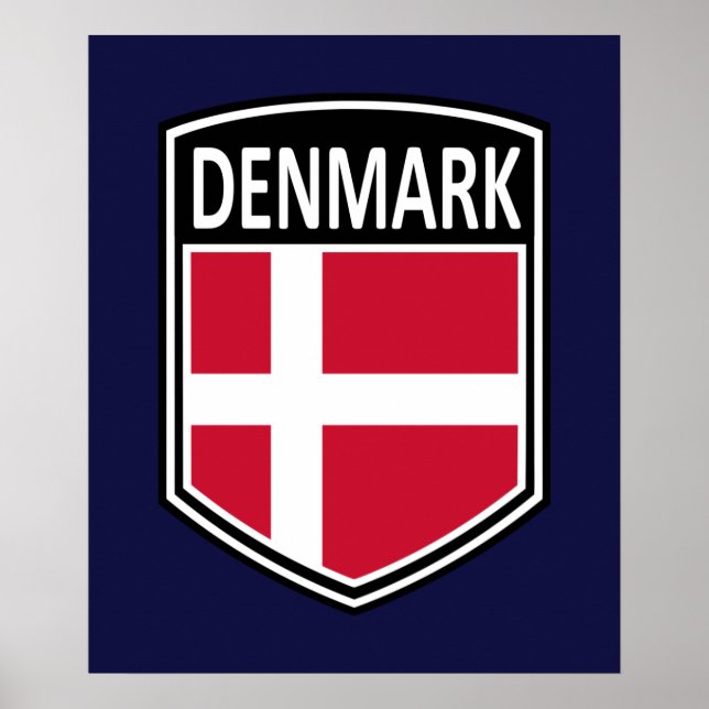National - Dänemark Poster (Vorne)