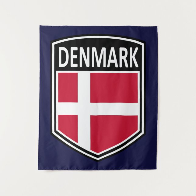 National - Dänemark Wandteppich (Vorderseite)