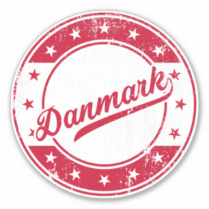 National - Danmark   Dänemark Aufkleber