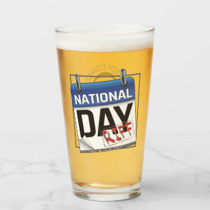 National Day Riff Pint für Lager Glas