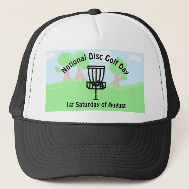 National Disk Golf Day Truckerkappe (Vorderseite)