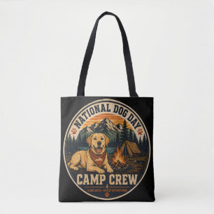 National Dog Day Camp Crew Labrador-Taschentuch-Ta