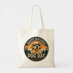 National Dog Day Camp Crew Labrador-Taschentuch-Ta Tragetasche
