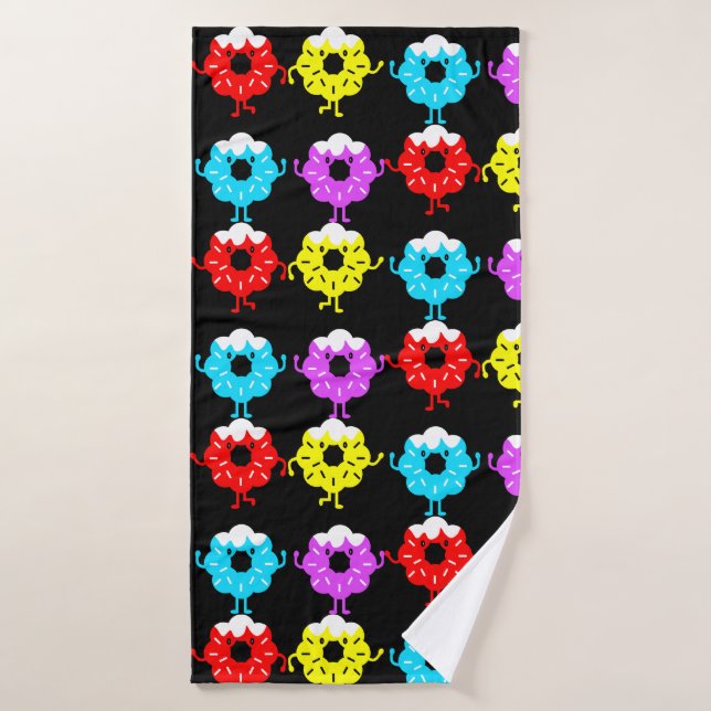 National Donut Day DoughSchalnüsse Badehandtuch (Badehandtuch)