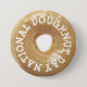 National Doughnut Day Glazed Donut Doughnut Button (Vorderseite)