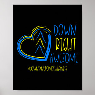 National-Down-Syndrom-Sensibilisierungsmonat recht Poster