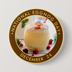 National Eggnog Day Button