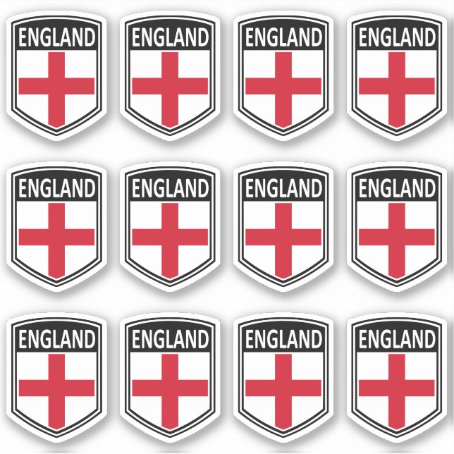 National - England Aufkleber (Vorderseite)