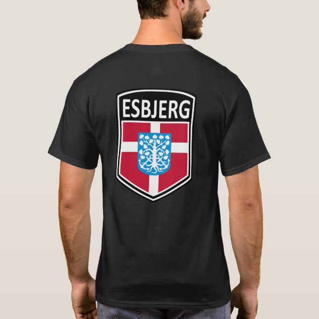National - Esbjerg Danmark T - Shirt (Rückseite)