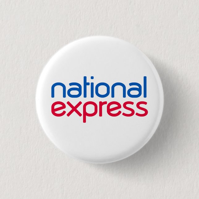 National Express Abzeichen Button (Vorderseite)