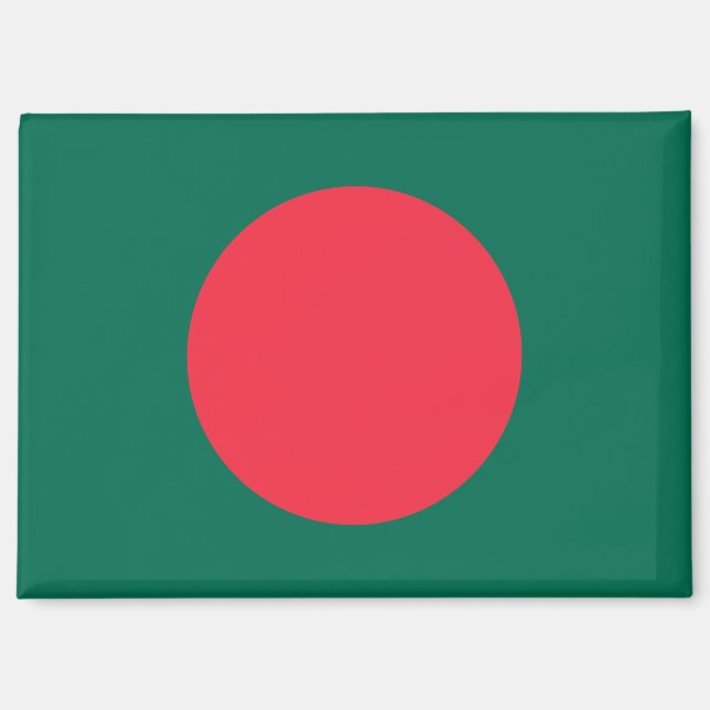 National Flag of Bangladesh Rectangle magnet (Vorderseite)