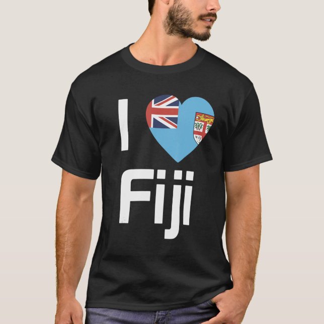 National Flag of Fiji souvenir  for men women 3 T-Shirt (Vorderseite)