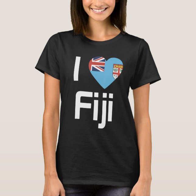 National Flag of Fiji souvenir  for men women 3 T-Shirt (Vorderseite)