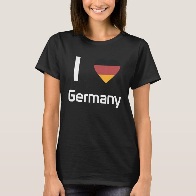 National Flag of Germany souvenir  for men women 3 T-Shirt (Vorderseite)