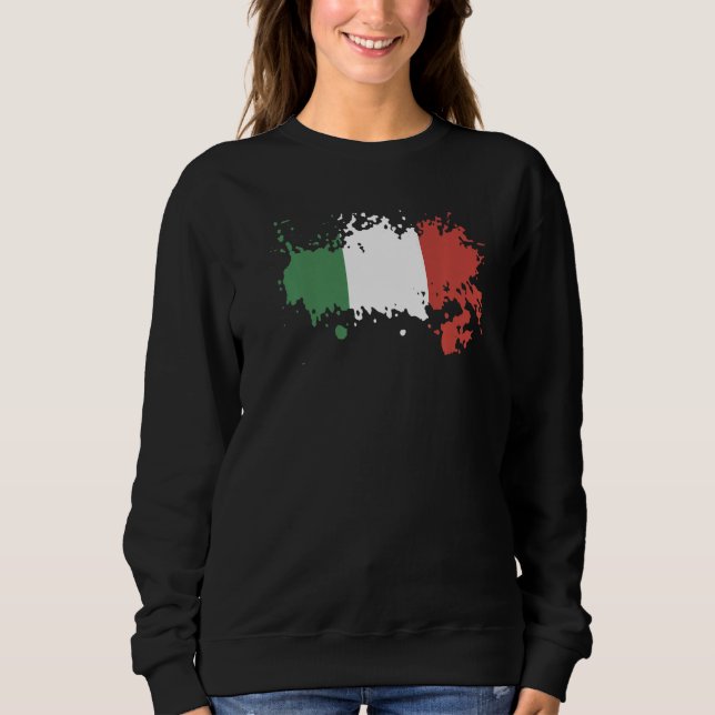 National Flag of Italy souvenir  for men women  1 Sweatshirt (Vorderseite)