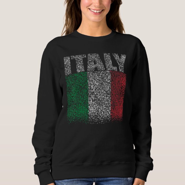 National Flag of Italy souvenir  for men women 6 Sweatshirt (Vorderseite)