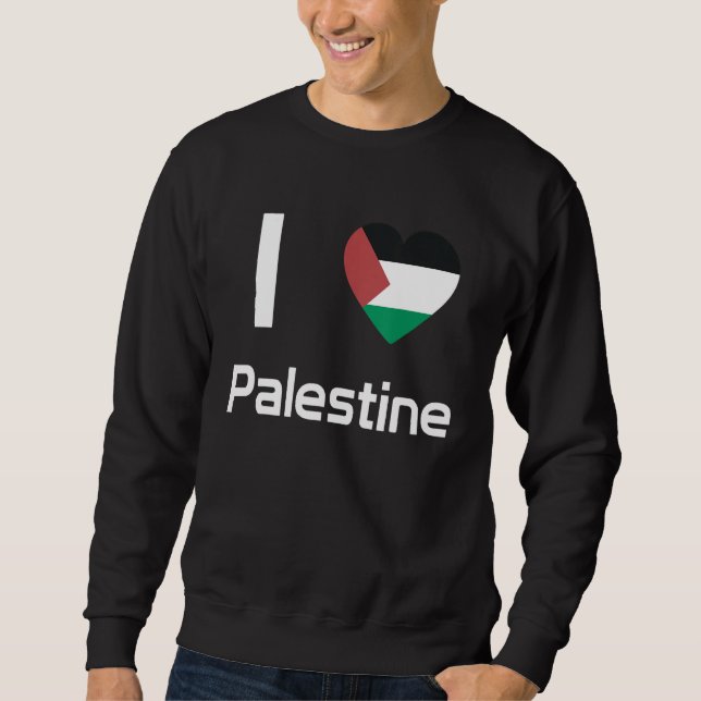 National Flag of Palestine souvenir  for men women Sweatshirt (Vorderseite)