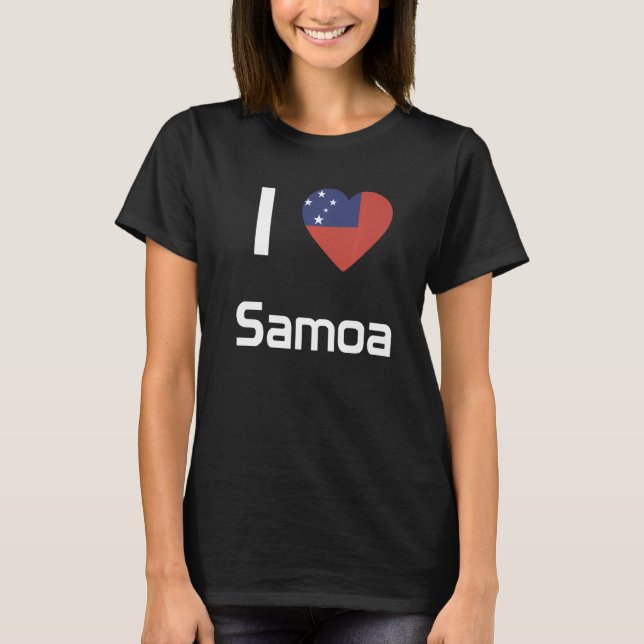 National Flag of Samoa souvenir  for men women  2 T-Shirt (Vorderseite)