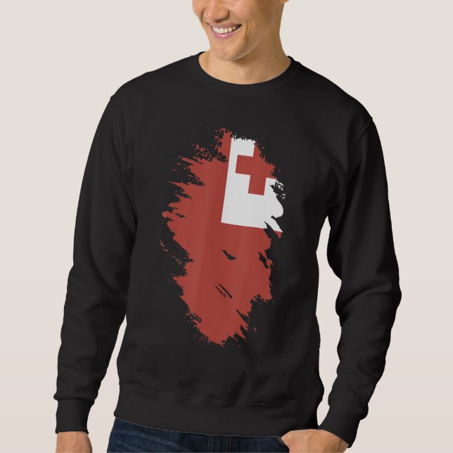 National Flag of Tonga souvenir   for men women Sweatshirt (Vorderseite)